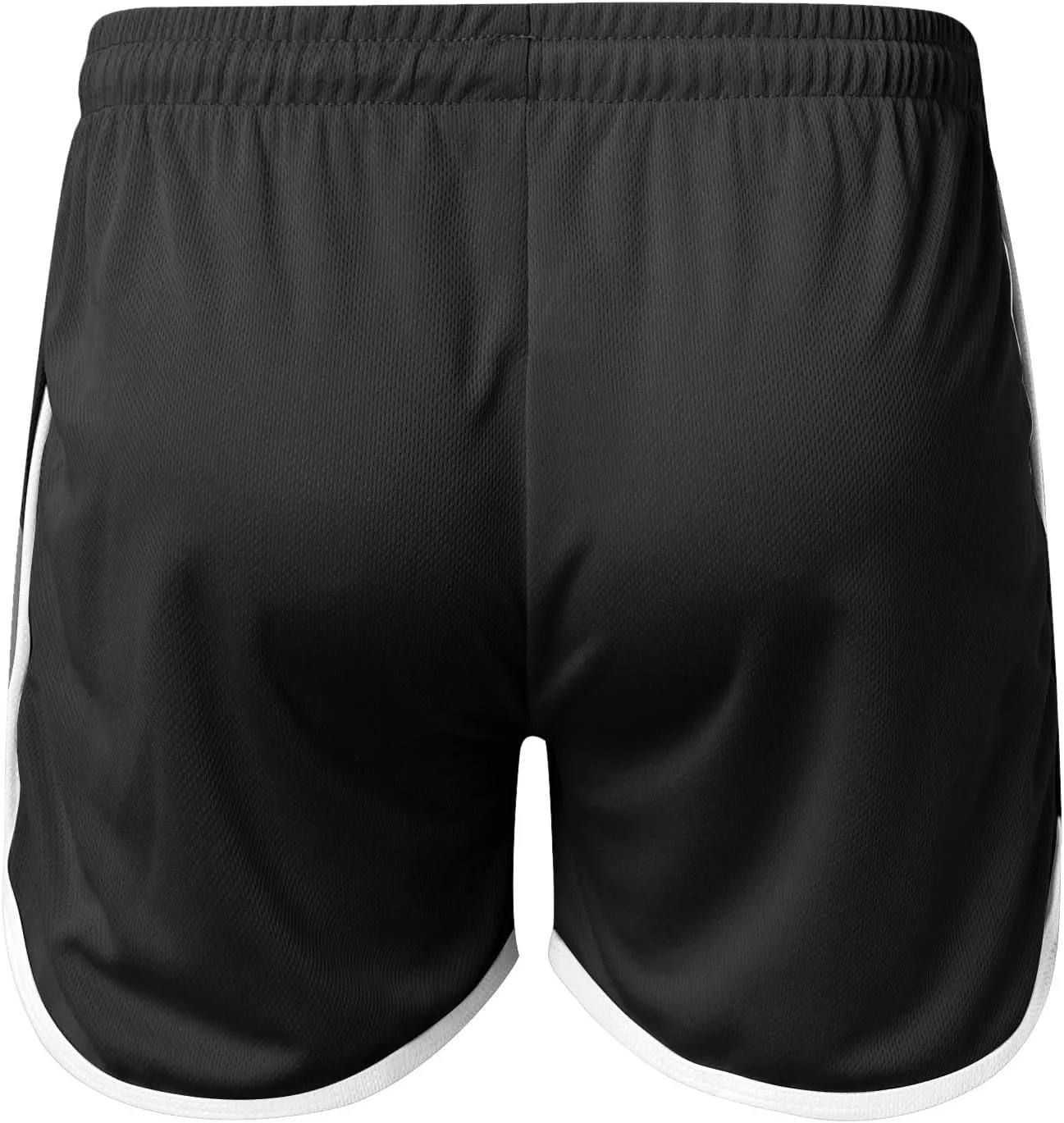 Men's Mesh Gym Shorts with Pockets Performance for Workouts Basketball Shorts Casual Elastic Running Shorts