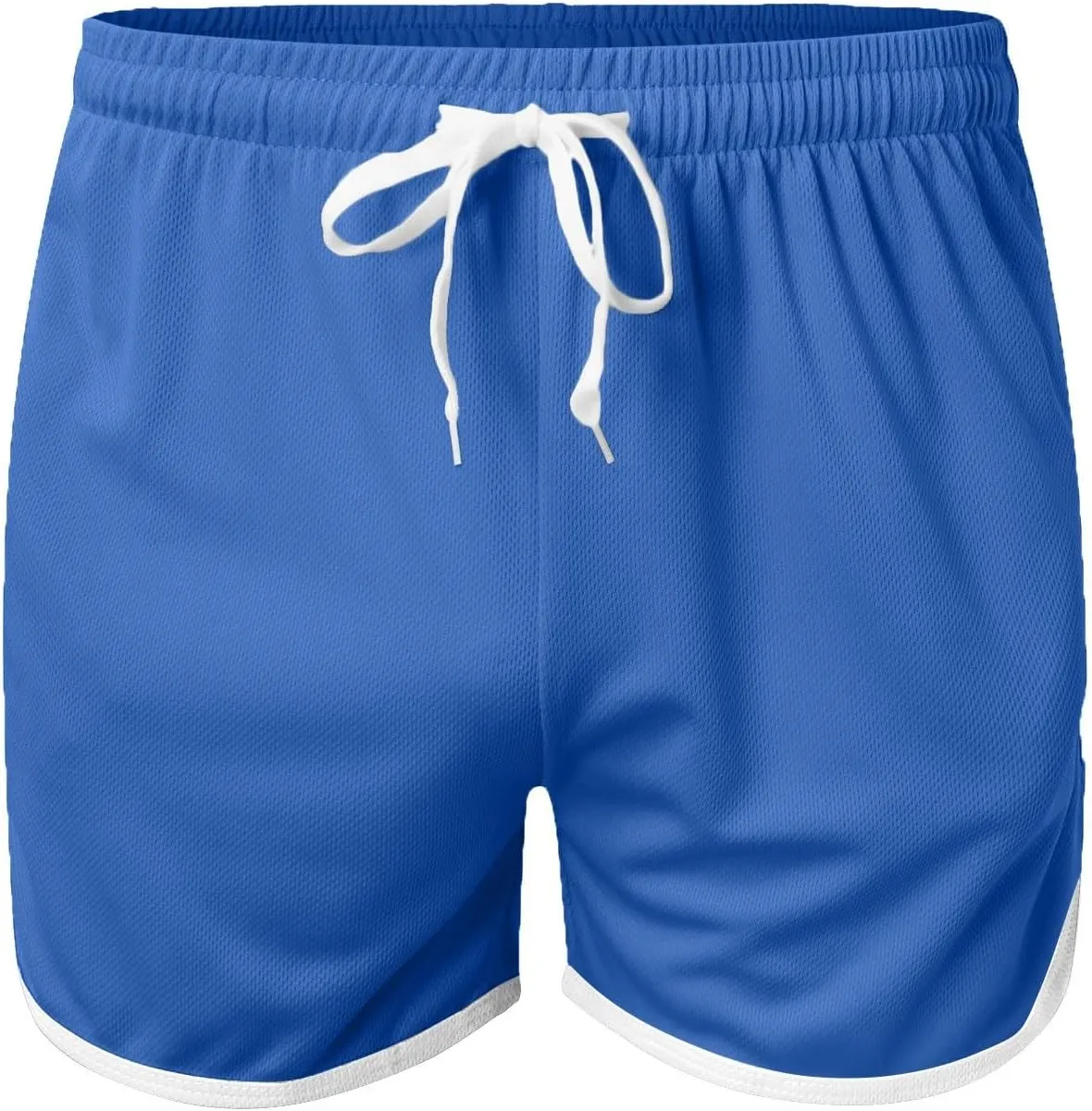 Men's Mesh Gym Shorts with Pockets Performance for Workouts Basketball Shorts Casual Elastic Running Shorts