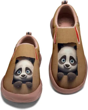 Men's Painted Travel Shoes Slip On Casual Comfortable Lightweight Flat Sole Wide Toe Animal Art 3D