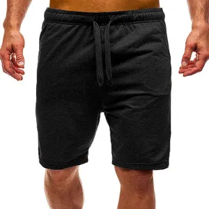 Mens Shorts Print Beach Classic-Fit Comfort Elastic Color Shorts Loose Pocket Sports Drawstring Summer Casual Short