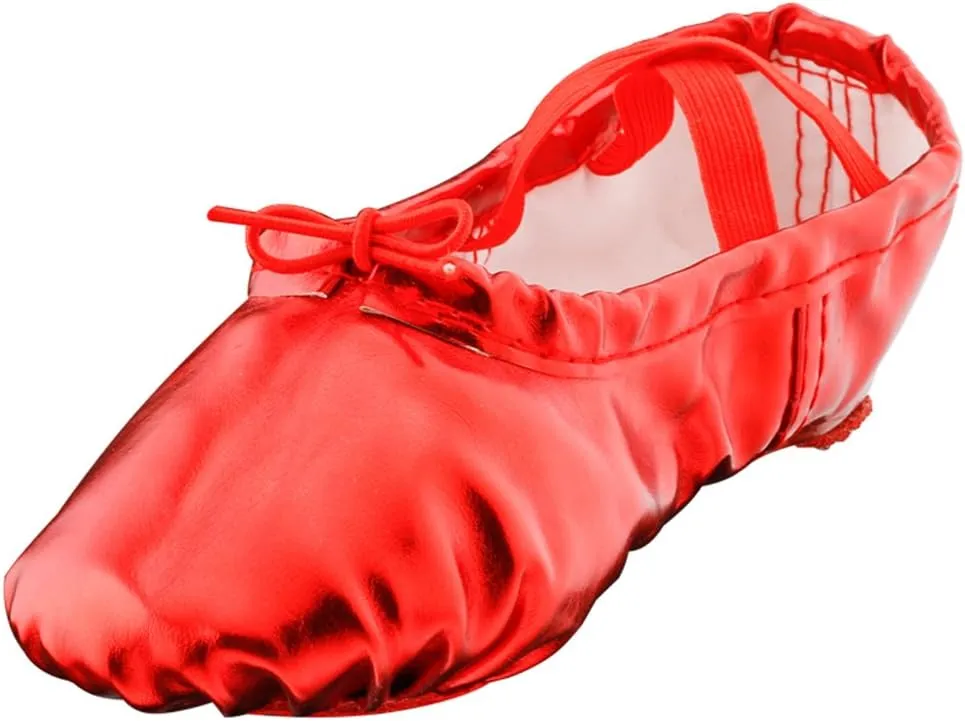 MSMAX Adult Lyrical Ballet Dance Shoes Women Yoga Flat Costume Slippers for Men