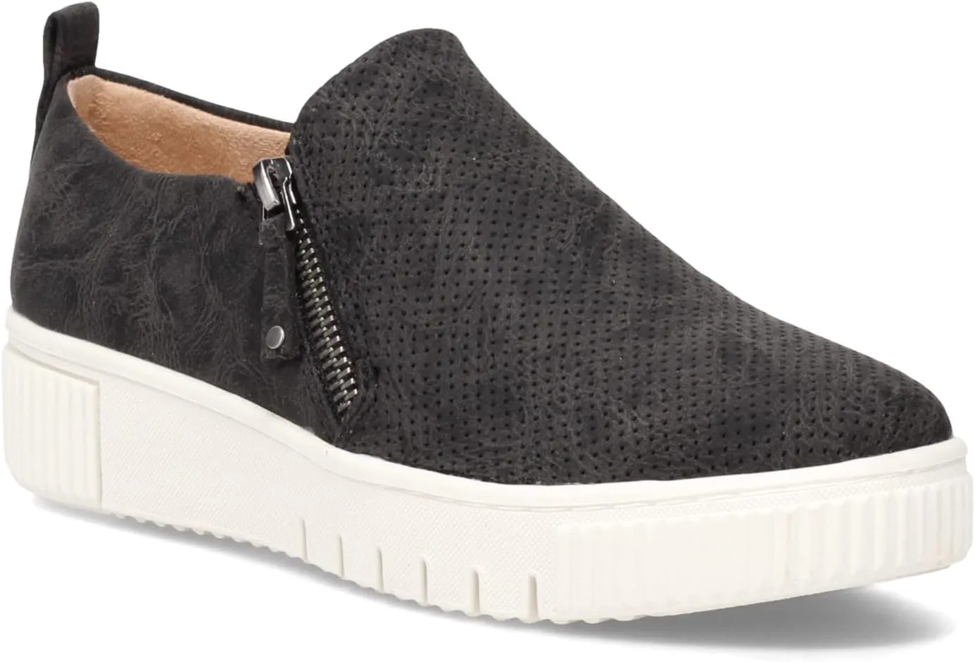 Naturalizer Soul Womens Turner Zipper Slip-On Sneakers