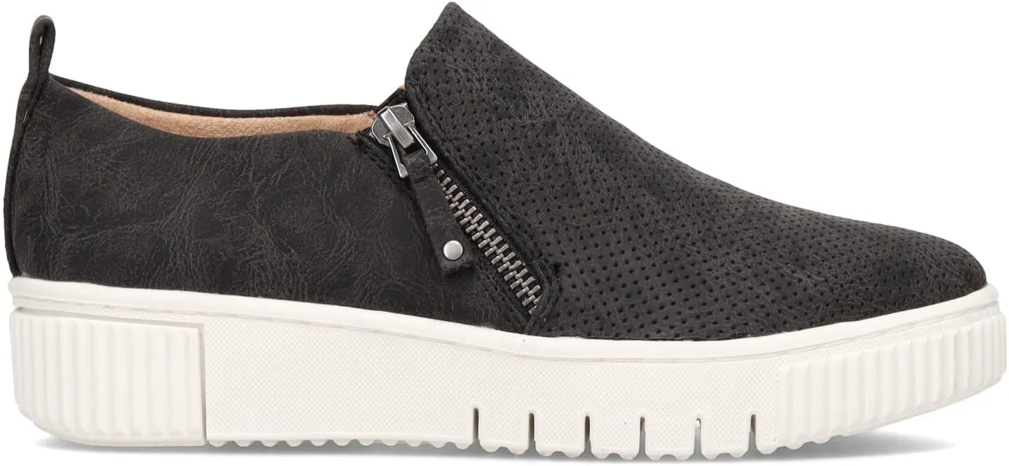 Naturalizer Soul Womens Turner Zipper Slip-On Sneakers