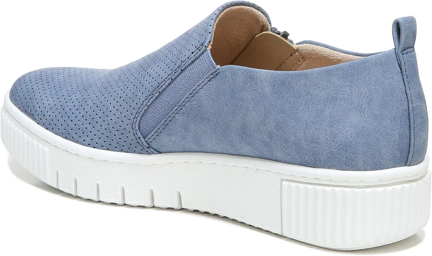 Naturalizer Soul Womens Turner Zipper Slip-On Sneakers