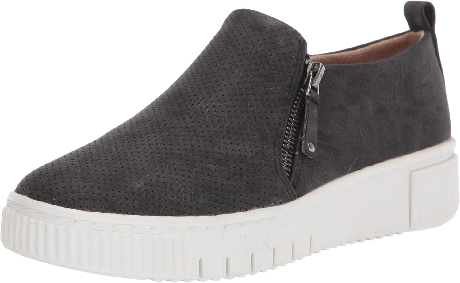 Naturalizer Soul Womens Turner Zipper Slip-On Sneakers