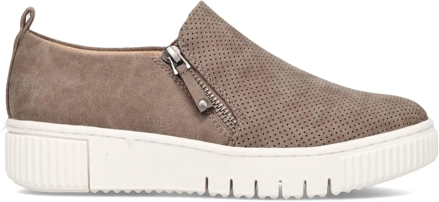 Naturalizer Soul Womens Turner Zipper Slip-On Sneakers