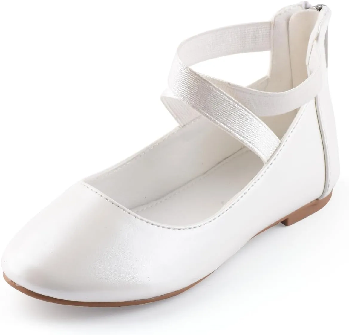 Nova Utopia Toddler Little Girls Dress Ballet Mary Jane Bow Flat Shoes