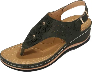 Orthopedic Sandals for Women 2025 Heel Support Orthopedic Woman Sandals Summer Sandalia Ortopedica De Mujer Orthopedic Womens Elastic Strap Flat Sandals Casual Summer Orthopedic Womens Toe Sandals