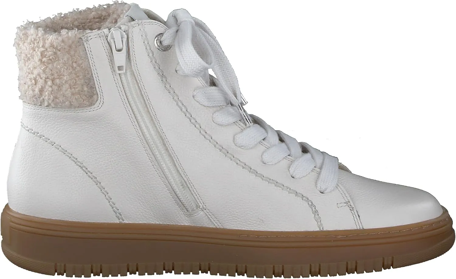 Paul Green Women's Hightop Pauls with Relax Width and Interchangeable Footbed, Women's Low-Top Trainers, Warm Lined