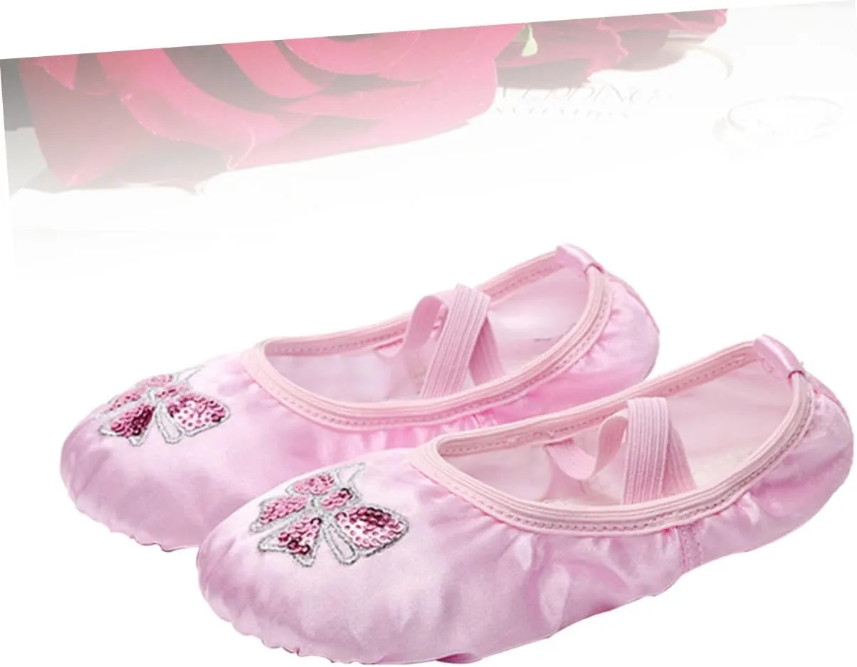 Pointe Shoes Slippers Ballet Practice Shoes Lyrical Shoe Girls Ballet Shoes Kids Ballet Shoes Slippers