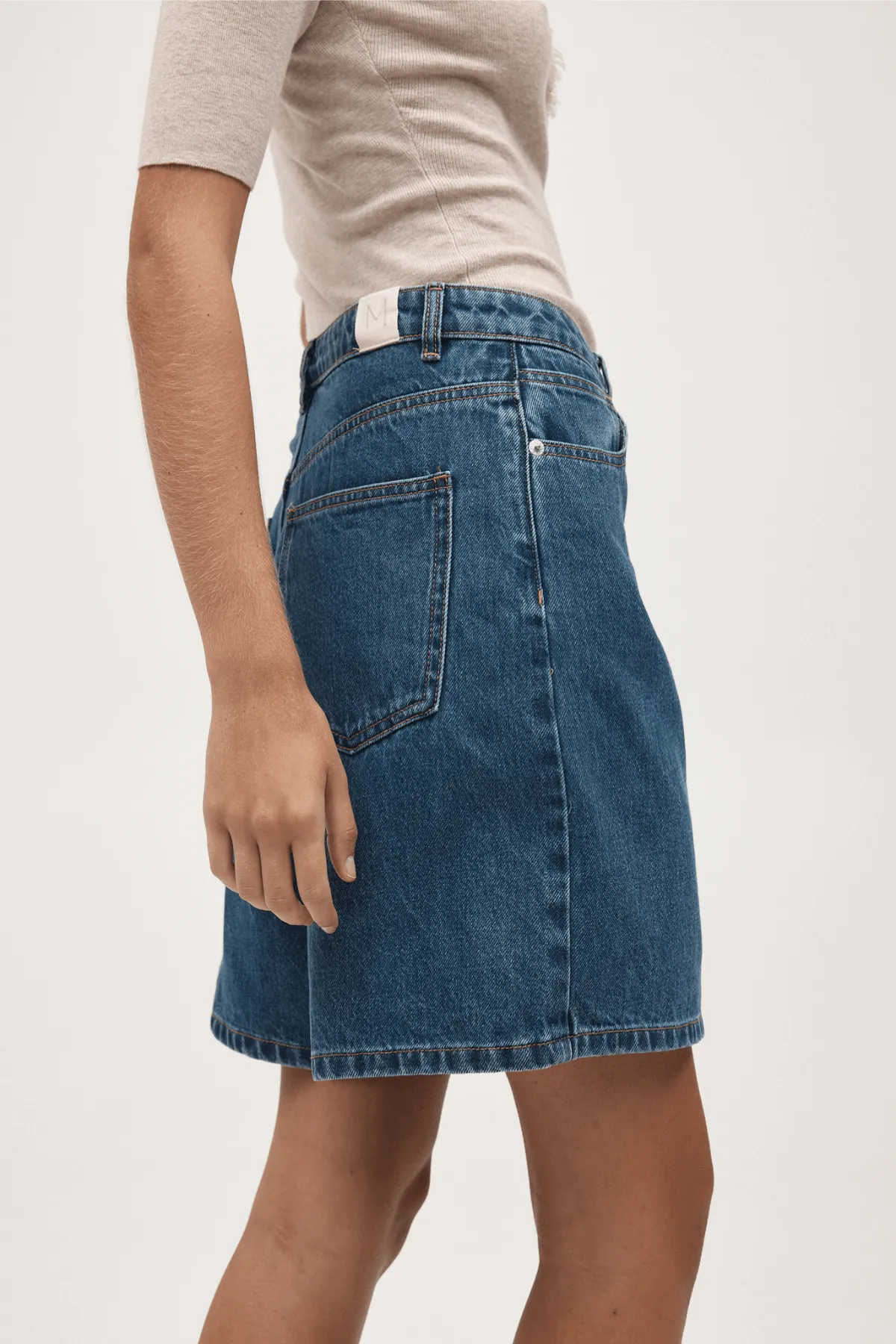 RELAXED JEAN SHORT HERITAGE BLUE