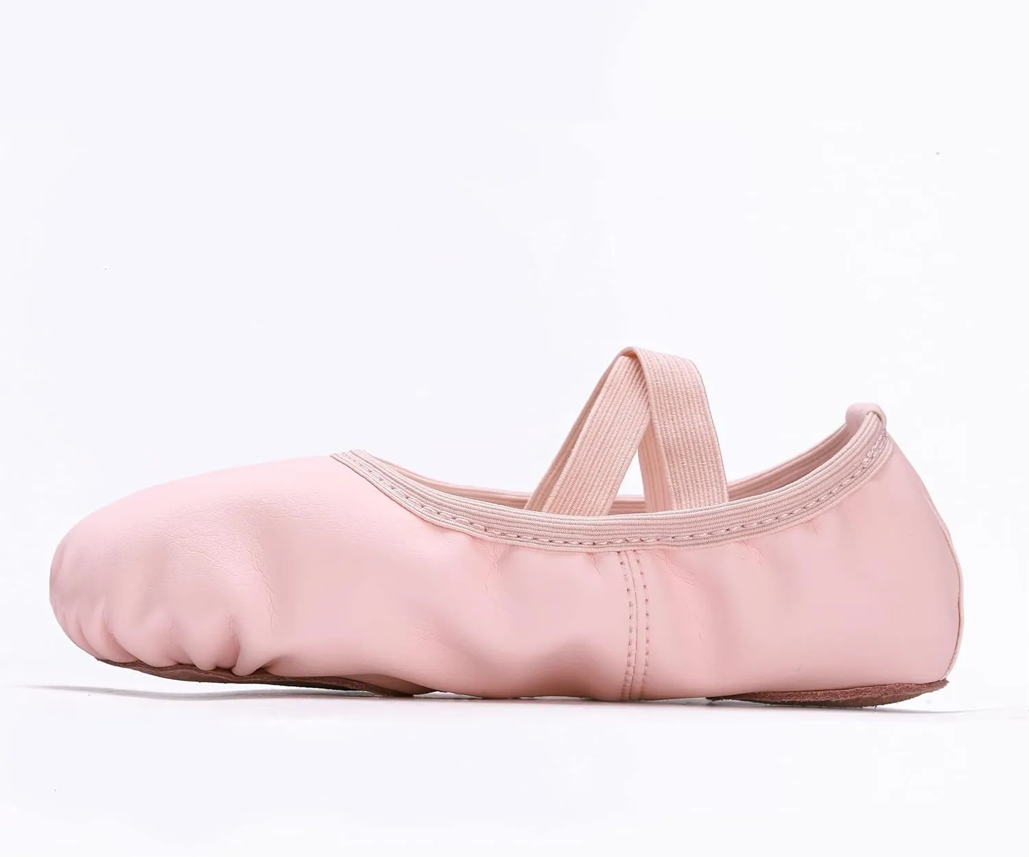 RoseMoli Ballet Shoes for Girls/Toddlers/Kids/Women, Leather Yoga Shoes/Ballet Slippers for Dancing