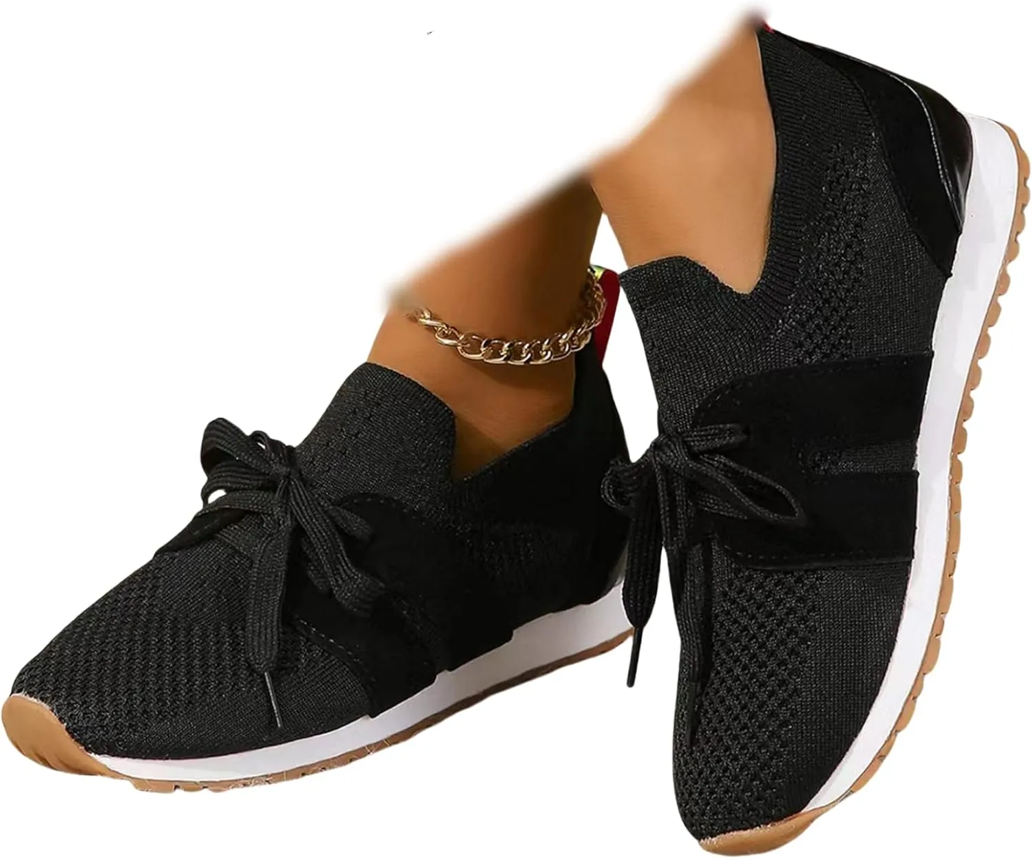 Running Shoes For Women Slip On Walking Shoes Lightweight Gym Workout Mesh Tennis Shoes Breathable Fashion Sneakers