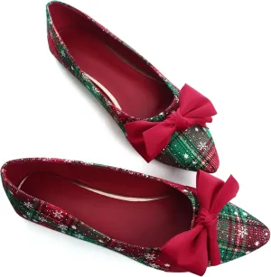 SAILING LU Ballet Flat for Women Candy Color Round Toe Soft Dressy Flats Shoes Wear to Work Slip On Moccasins