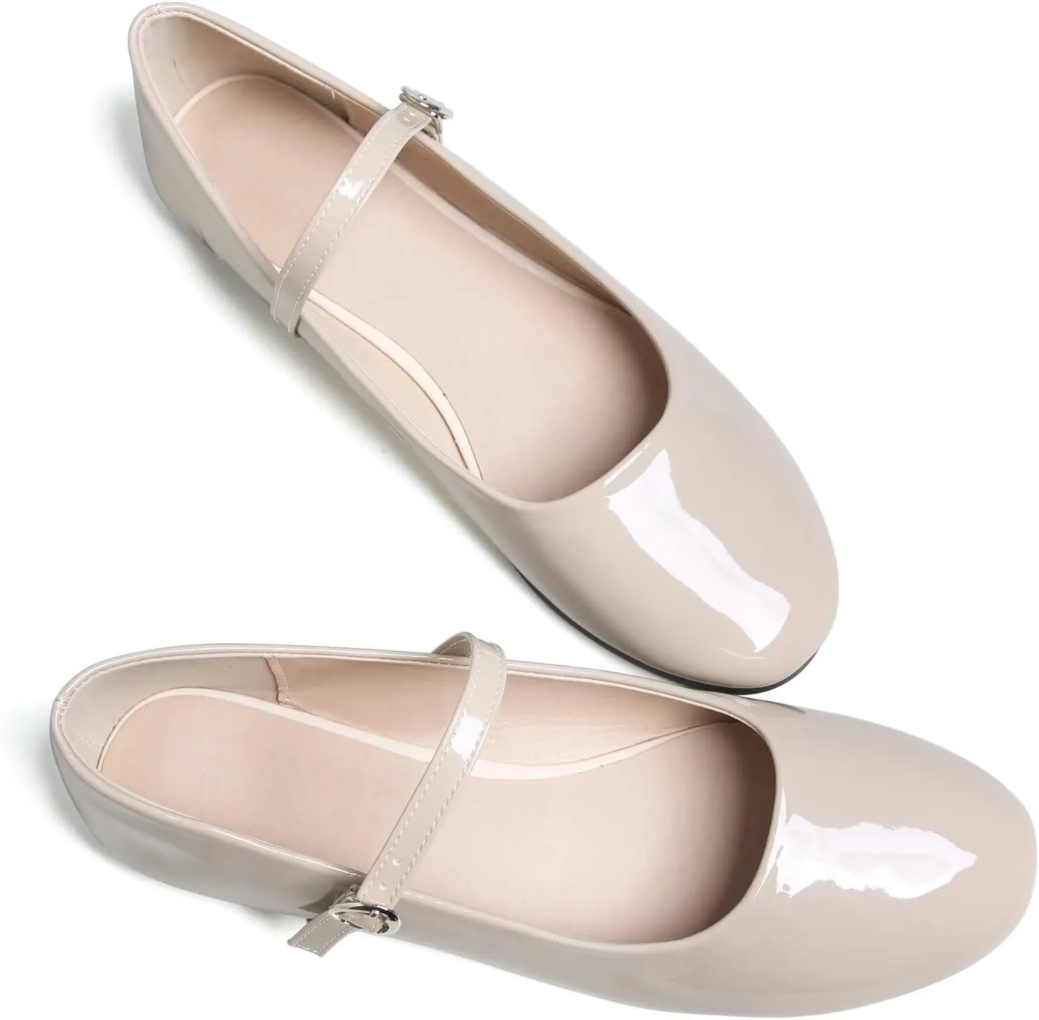 SAILING LU Women Pointed Toe Mary Janes Shoes Retro Plaid Dress Shoes Comfortable Ballet Flats Portable Holiday Shoes
