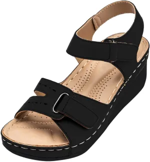 Sandals for Women Wide Width, 2024 Summer Comfortable Platforms Sandals Shoes Beach Travel Shoe Casual Flip Flops Slippers
