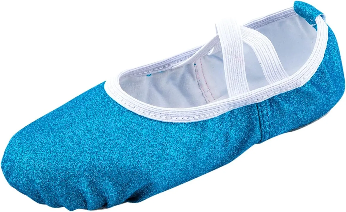 Sequin Ballet Slippers for Girls Ballet Shoes Glitter Split Sole Dance Shoes Kids Dance Flats Shoes Soft Lightweight