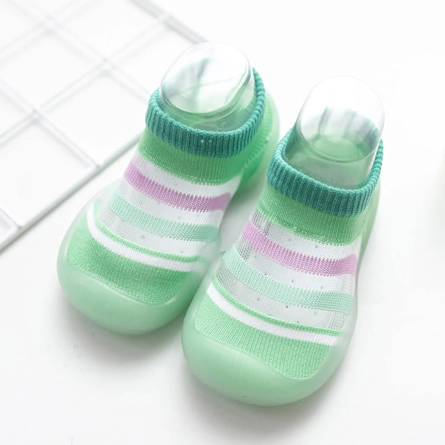 Shoes for Kids Infant Boys Girls Striped Prints Socks Shoes Toddler Breathable Mesh The Shoes for Toddlers