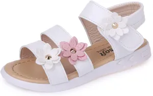 Sliders for Girls Toddler Cross Girls Shoes Non-Slip Sandals Kids Rubber Baby Toddler Jelly Sandals Size 5