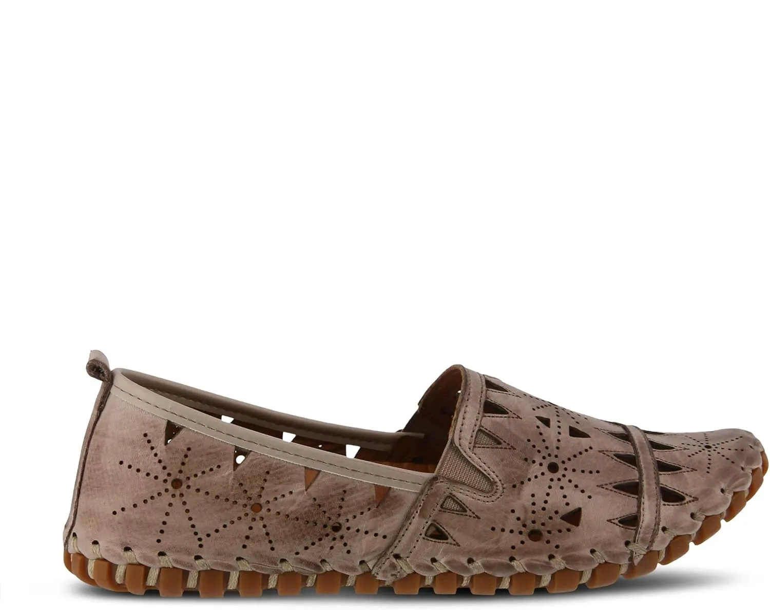 Spring Step Women's Leather Fusaro Loafer Shoe | Comfortable Slip-On Shoes with Rubber Outsole | Ladies Casual Walking Driving Loafers for Work