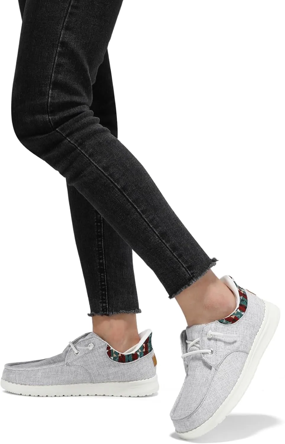 STQ Slip On Women Boat ShoesOrthopedic Plantar Fasciitis Relief Ultralight Arch Support Sneakers