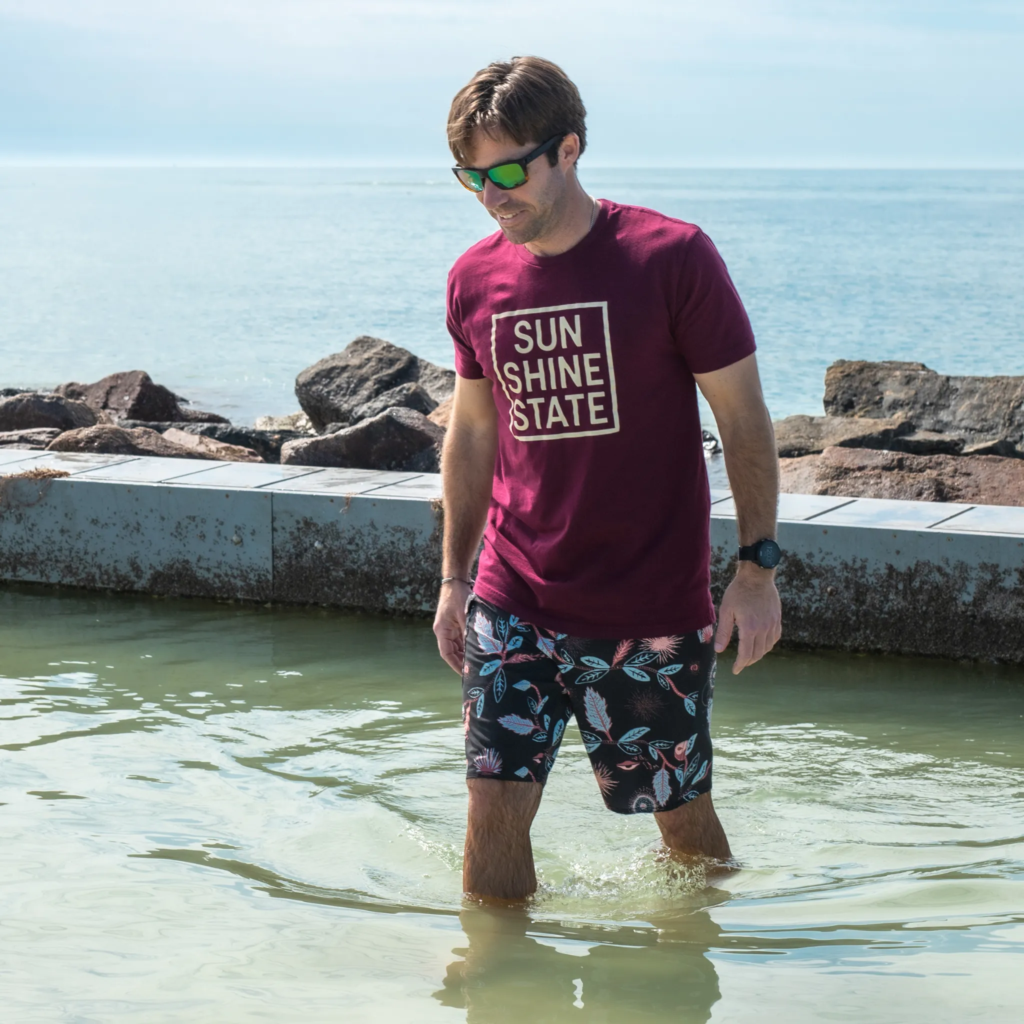 SUNSHINE STATE® TEE - GARNET