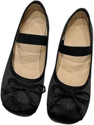 TN TANGNEST Women's Slip On Flats Comfortable Square Toe Mary Jane Flats Soft Dance Ballet Flats
