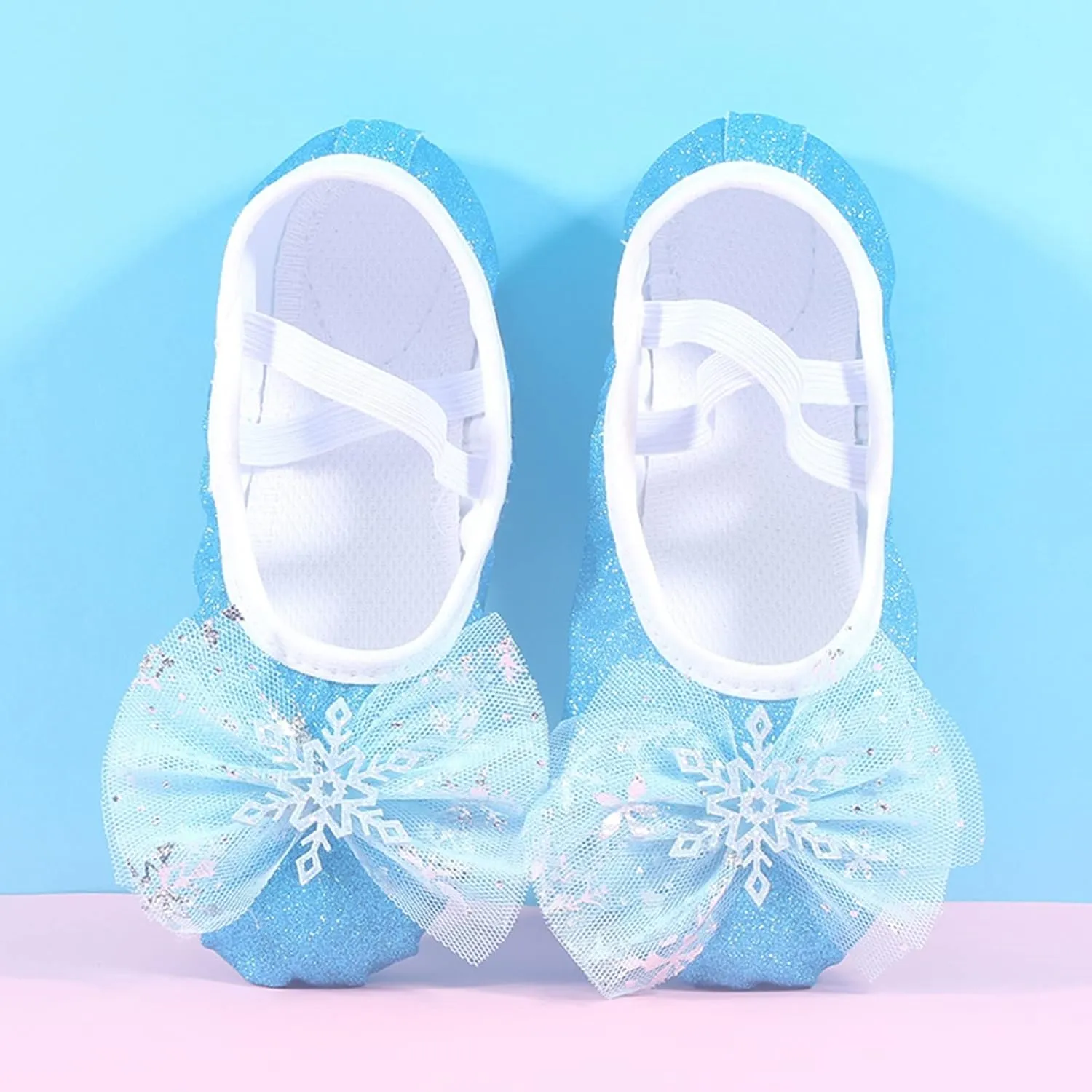 Toddler Ballet Shoes for Girls, Soft Leather Ballet Slippers, Yoga Dance Shoes for Girls (Toddler/Little/Big Kids)