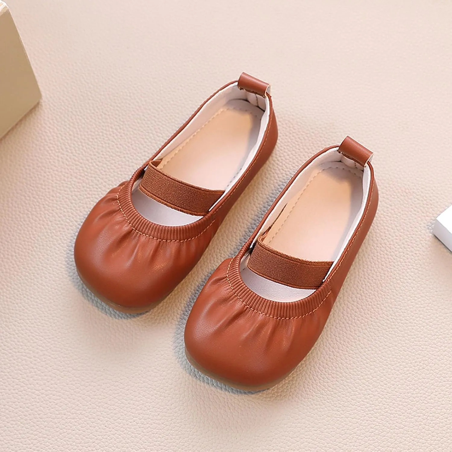 Toddler Flower Girl Dress Shoes Girl Party School Shoes Square Toe Ballerina Ballet Flats Wedding Girl Little Girl Shoes