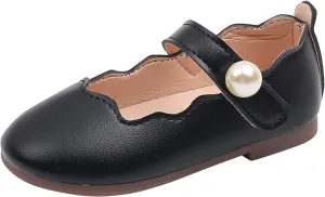 Toddler Flower Girls Dress Shoes Kids Mary Jane Ballet Flats for Party School Wedding Low Heels Shoes