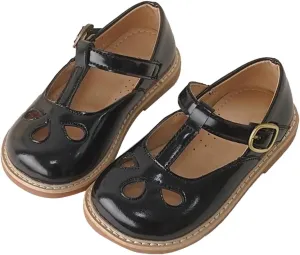 Toddler Girl Mary Jane Dress Shoes, 2025 Ballet Flats for 2 to 12 Kids Party School Flat Bottom Non Slip Shoes