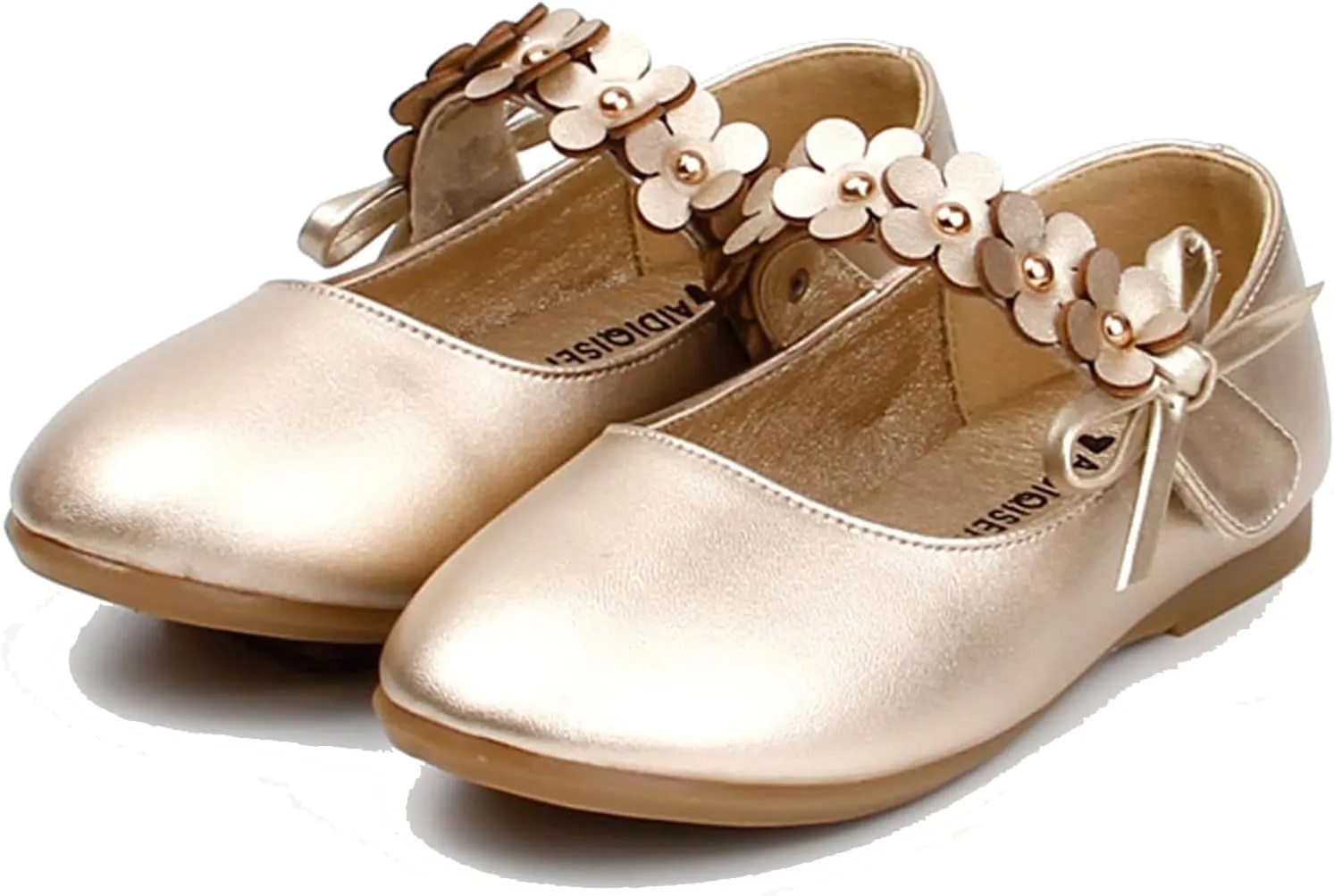 Toddler Girls Dress Shoes Party Wedding Flower School Princess Ballet Flats(Toddler/Little/Big Kid)
