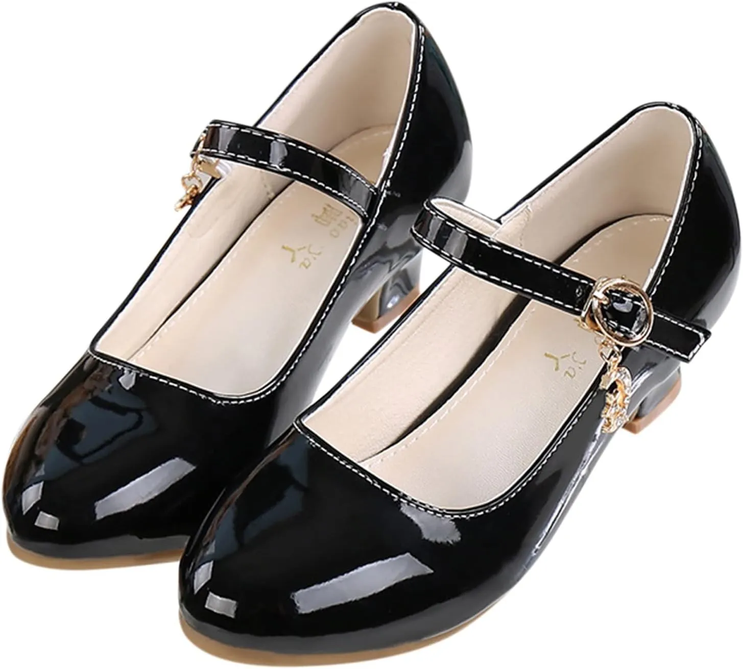 Toddler Girls Dress Shoes PU Leather Princess Shoes Dancing Show Mary Janes Wedding Party Shoes Dress up Shoes