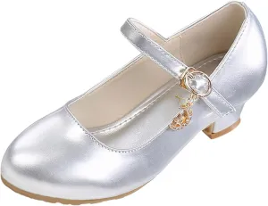 Toddler Girls Dress Shoes PU Leather Princess Shoes Dancing Show Mary Janes Wedding Party Shoes Dress up Shoes
