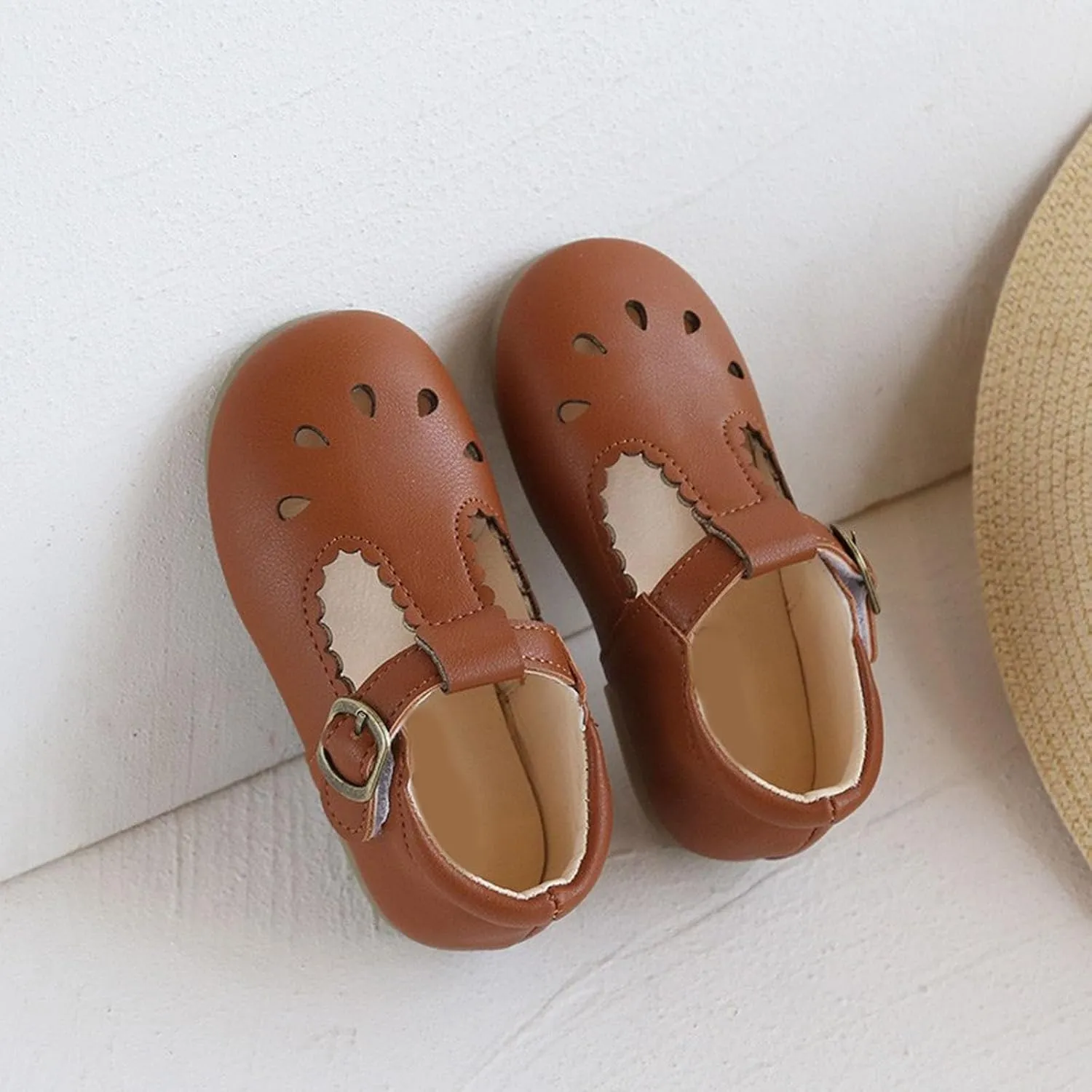 Toddler Little Girl Mary Jane Dress Shoes Ballet Flats Flower Girl Shoes School Oxford Flats for Girl Party Shoes