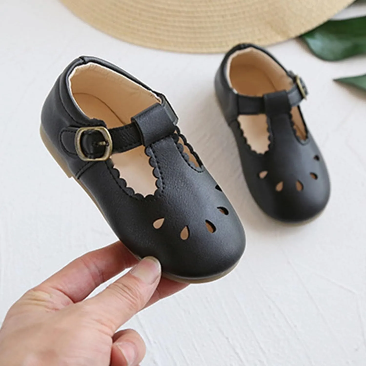 Toddler Little Girl Mary Jane Dress Shoes Ballet Flats Flower Girl Shoes School Oxford Flats for Girl Party Shoes