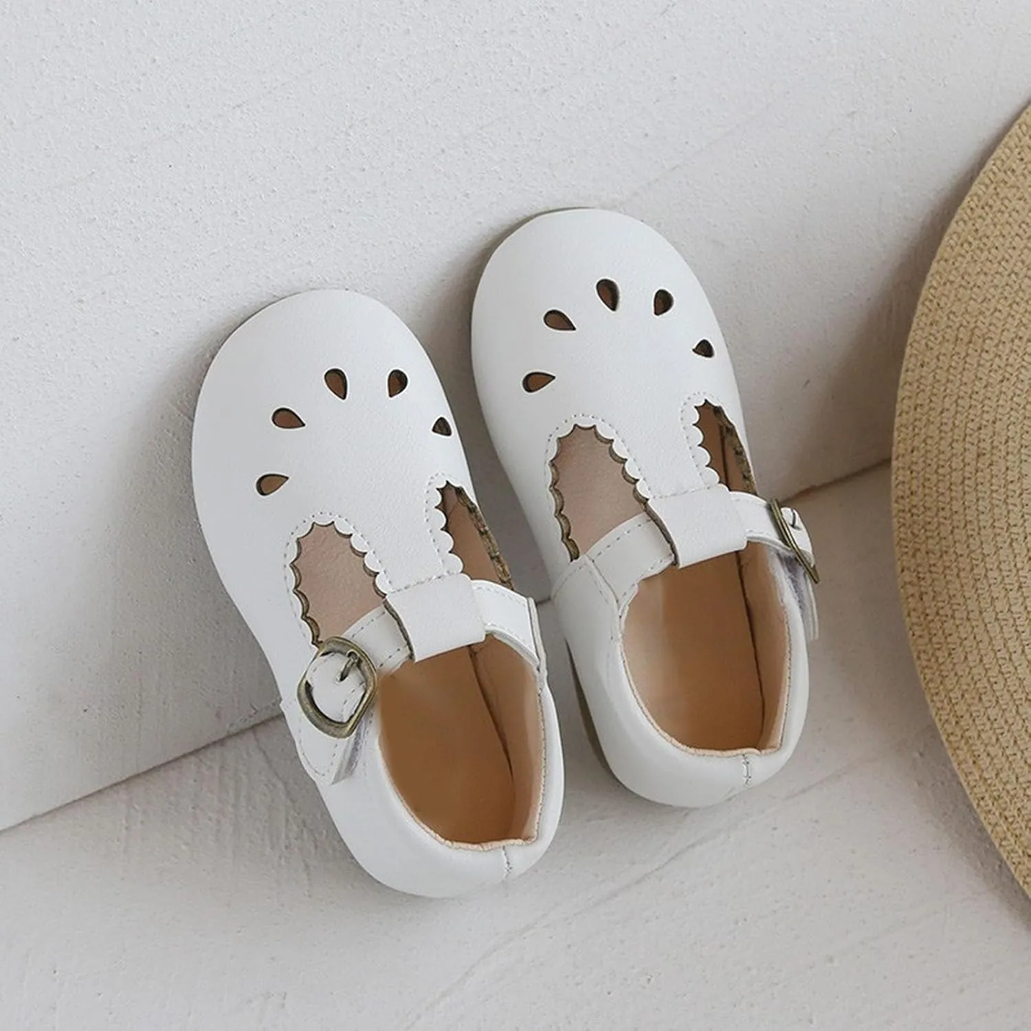 Toddler Little Girl Mary Jane Dress Shoes Ballet Flats Flower Girl Shoes School Oxford Flats for Girl Party Shoes