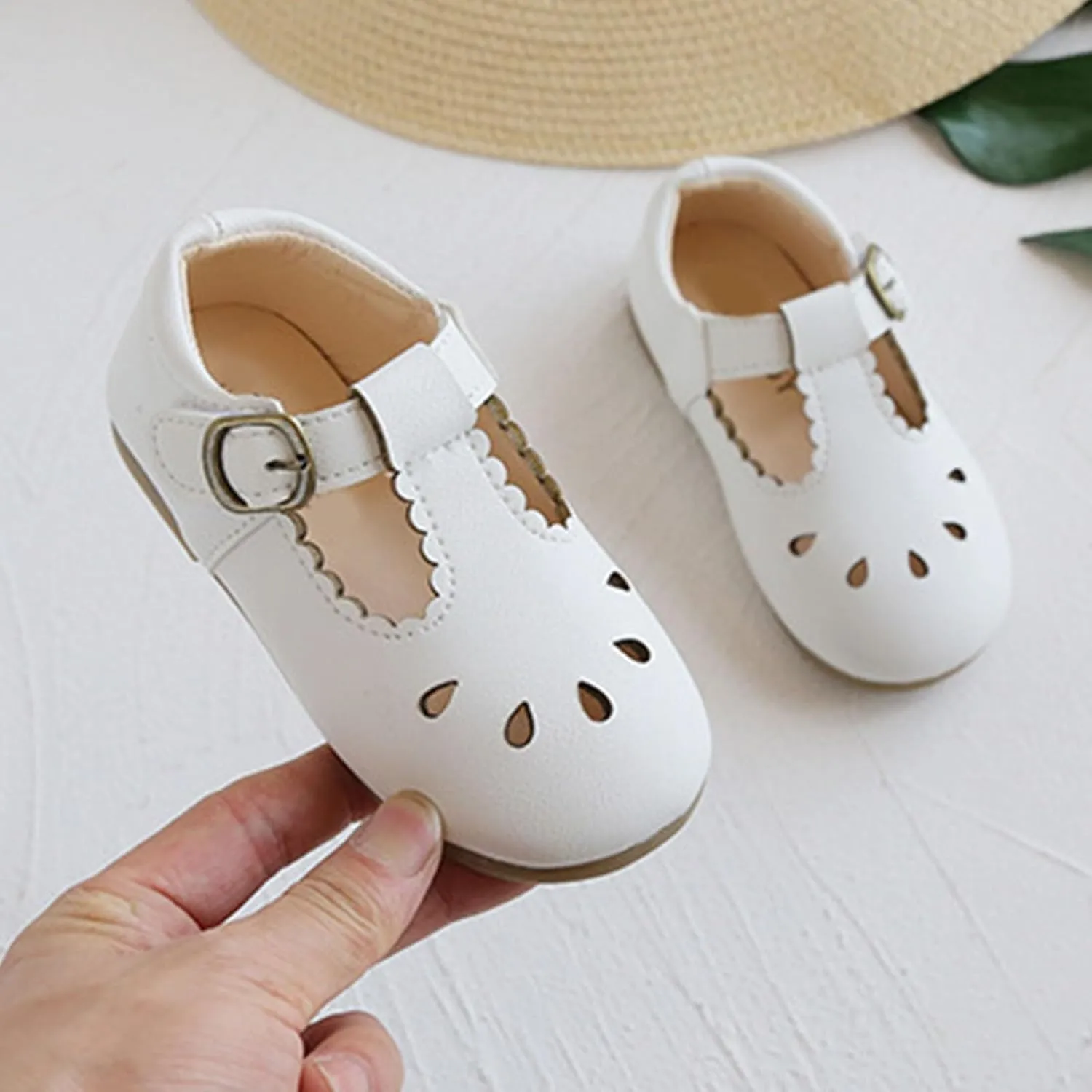 Toddler Little Girl Mary Jane Dress Shoes Ballet Flats Flower Girl Shoes School Oxford Flats for Girl Party Shoes
