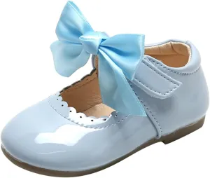Toddler Mary Jane Shoes Baby Girls Cute Ballerina Ballet Flats Flower Girl Dress Shoes Wedding Party School Shoes