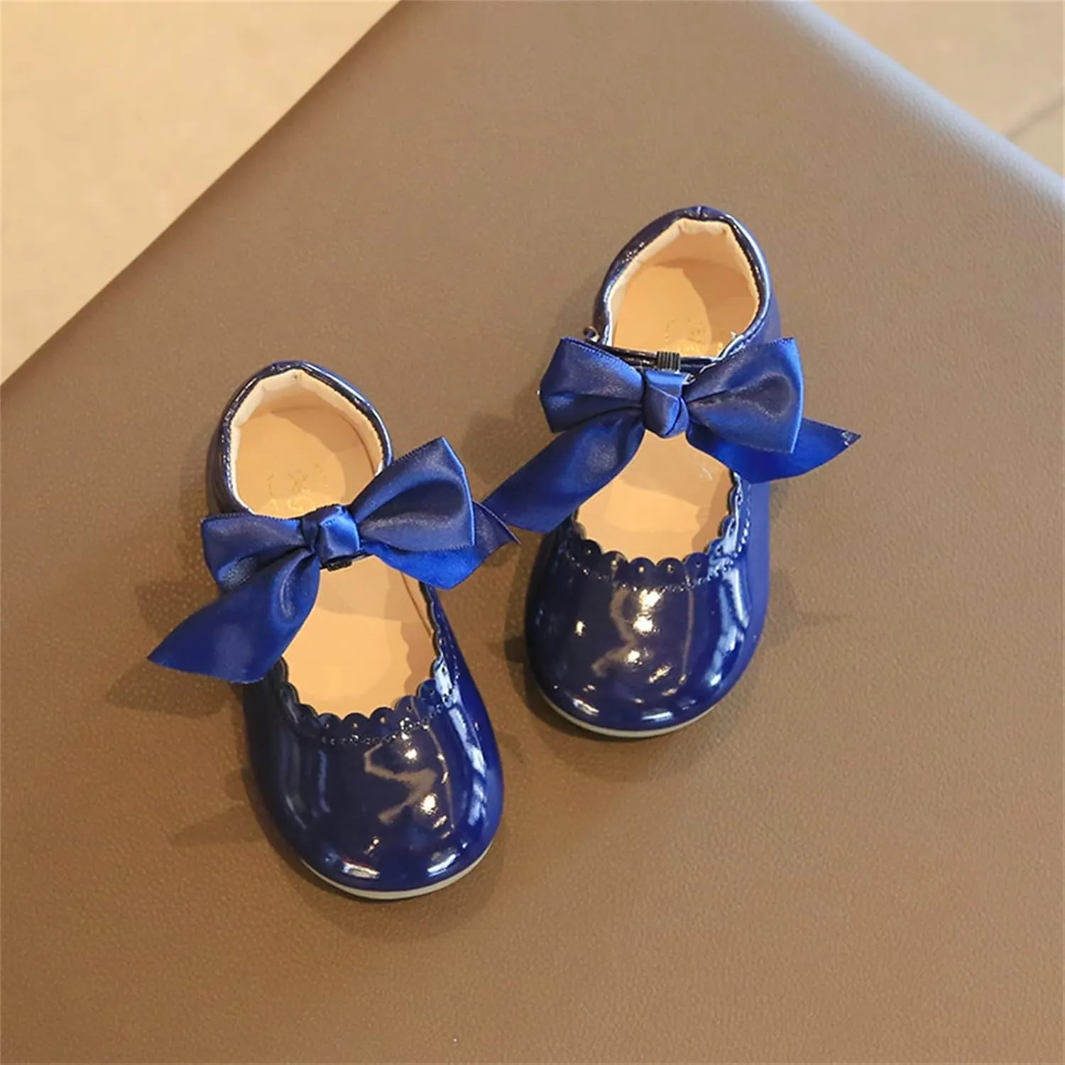 Toddler Mary Jane Shoes Baby Girls Cute Ballerina Ballet Flats Flower Girl Dress Shoes Wedding Party School Shoes