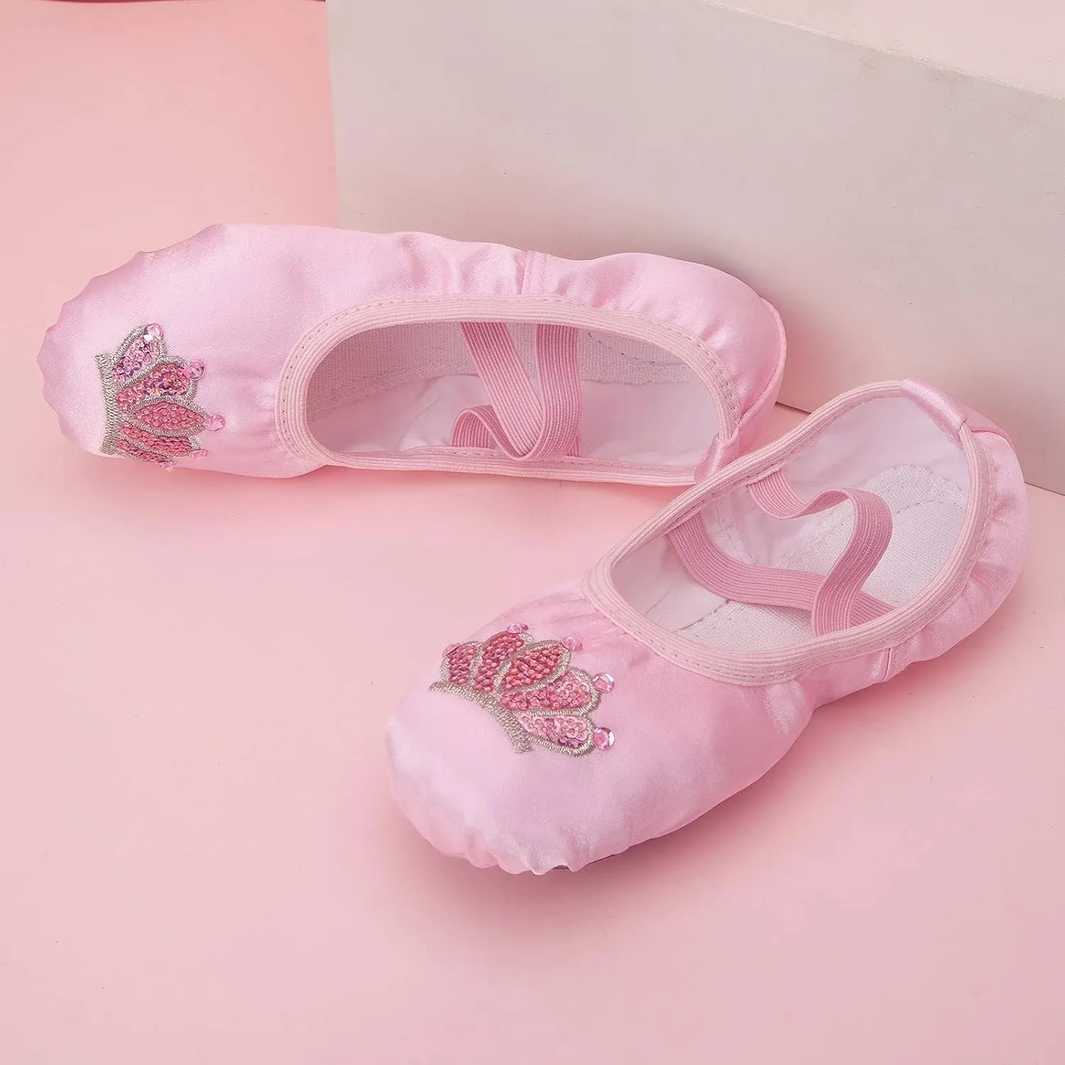 Toddler Size 2 Shoes Children Shoes Dance Shoes Warm Dance Ballet Performance Indoor Yoga Dance Shoes for 2 to