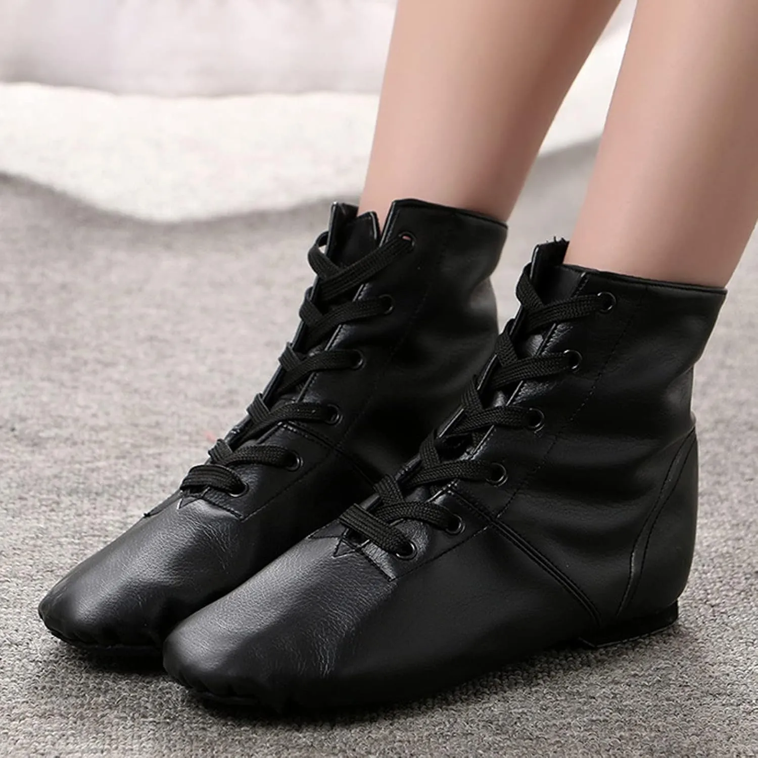 Toddler Sneaker Shoes Children Artificial Leather Dance Shoes Soft Training Shoes Ballet Shoes Size 7 Toddler Shoes