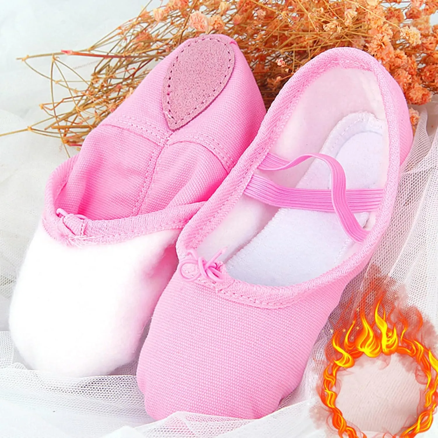 Toddler Sneakers Children Shoes Dance Shoes Warm Dance Ballet Performance Indoor Shoes Yoga Dance Toddler Boy Shoes
