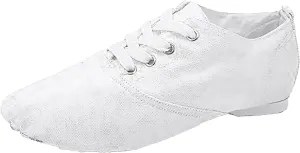 Toddler Wide Shoes Girls Children Canvas Dance Shoes Soft Soled Training Shoes Ballet Shoes Glittery Toddler Shoes