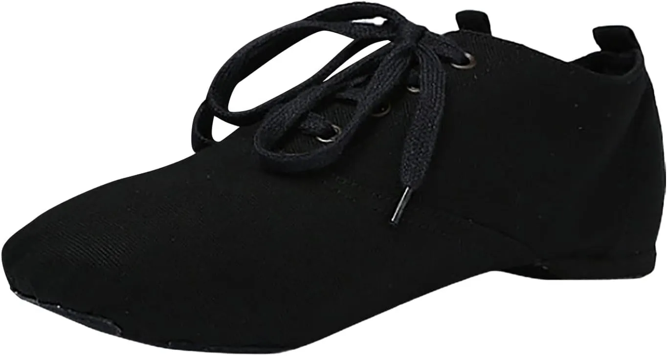 Toddler Wide Shoes Girls Children Canvas Dance Shoes Soft Soled Training Shoes Ballet Shoes Glittery Toddler Shoes