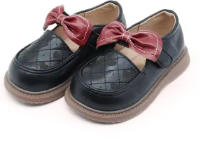 Toddler& Little Girls Dress Shoes Little Girls Loafers School Uniform Mary Jane Flats Little Girls Flower Dress Party Dance Performance Shoes Thick Non-Slip Sole Casual Shoe