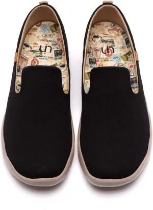 UIN Men's Slip Ons Color Loafers Canvas Lightweight Sneakers Walking Casual Art Painted Travel Shoes