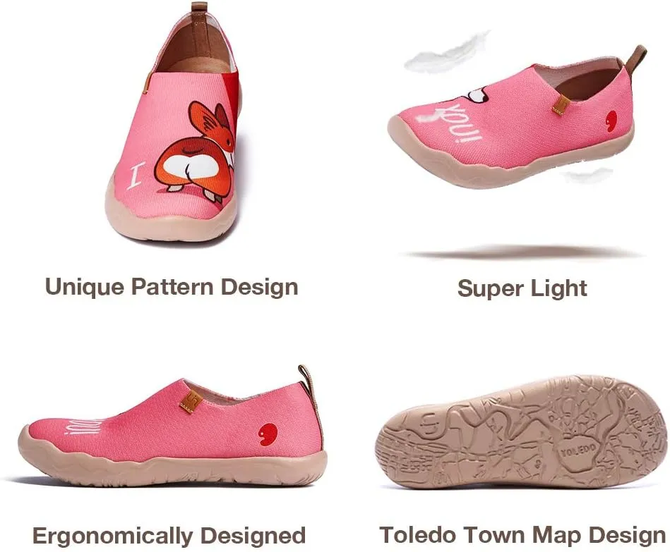 UIN Women's Art Painted Travel Shoes Slip On Casual Knit Loafers Lightweight Comfort Fashion Sneaker Constellation Toledo 