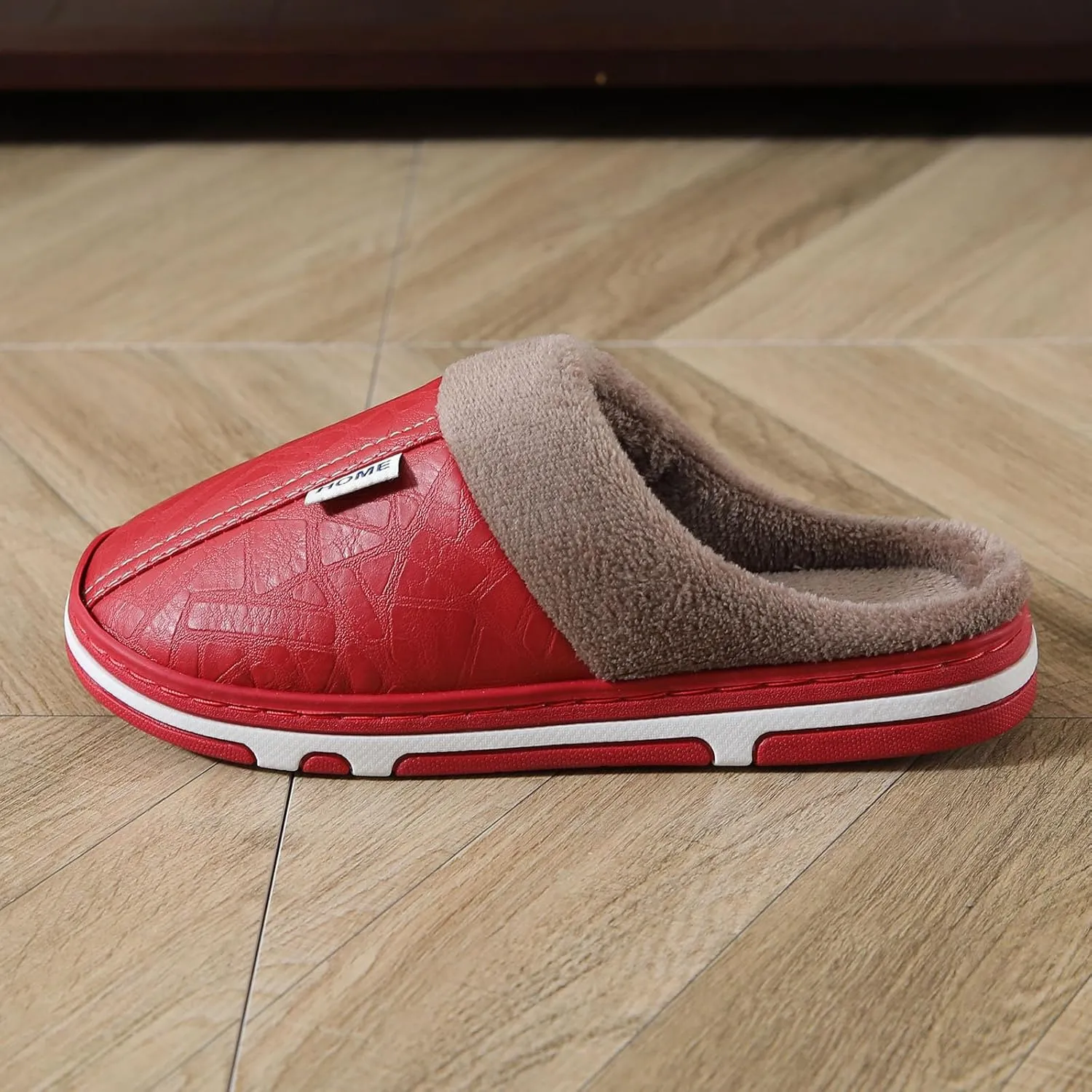 Unisex House Slippers Slip on Fuzzy Memory Foam Slippers Scuff Outdoor Indoor Warm Plush Bedroom Shoes Cloud Slides