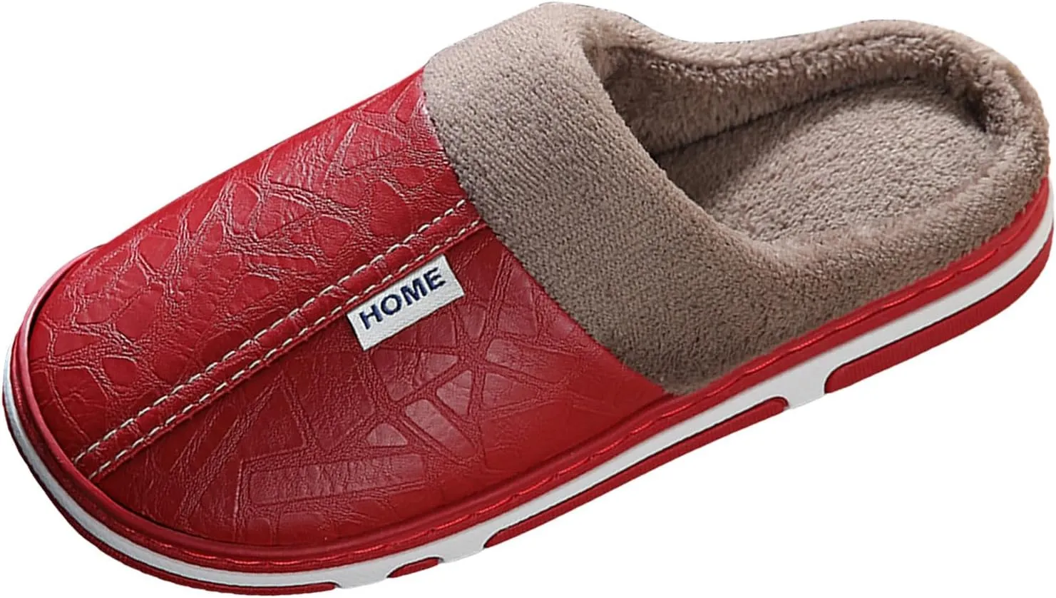 Unisex House Slippers Slip on Fuzzy Memory Foam Slippers Scuff Outdoor Indoor Warm Plush Bedroom Shoes Cloud Slides